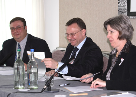 George Rudoy, Andrew Haslam, Sally Gonzalez