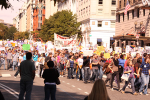 Gay march in Washington