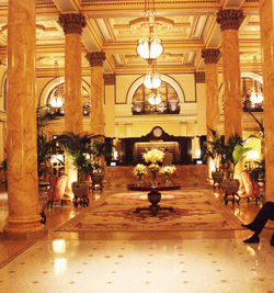 Lobby at the Willard
