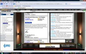Virtual LegalTech sessions