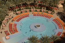 Red Rock pool from above