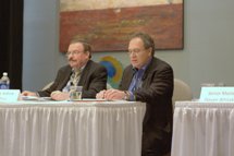 Judge Peck and Patrick Burke