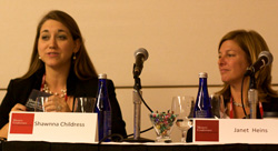 Shawnna Childress and Janet Heins