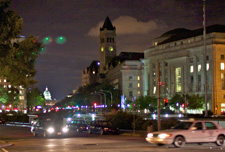 Washington at night